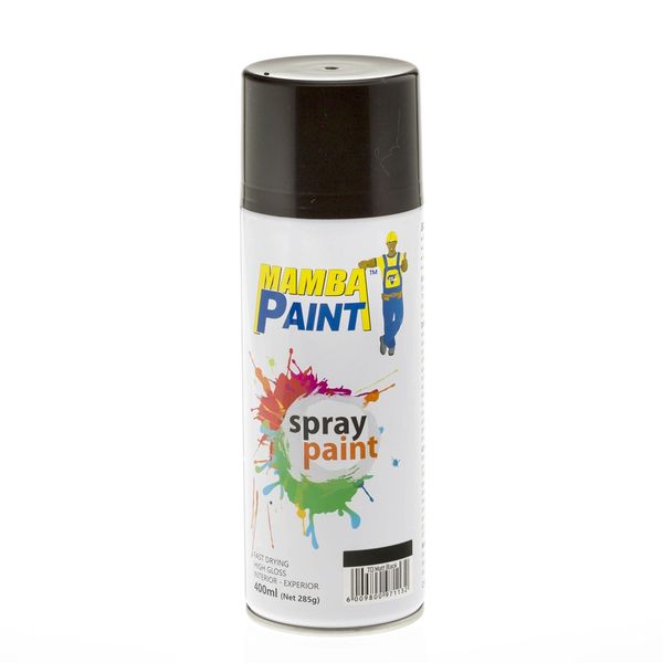 BLACK MAMBA Spray Paint 400ml - Matt Black