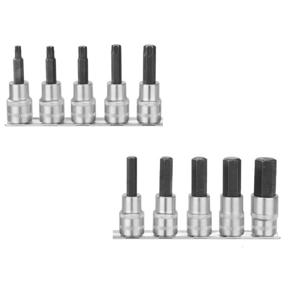 Wadfow - 10 Pce Cr-V Steel Socket Bit Set 1/2" - WST1412