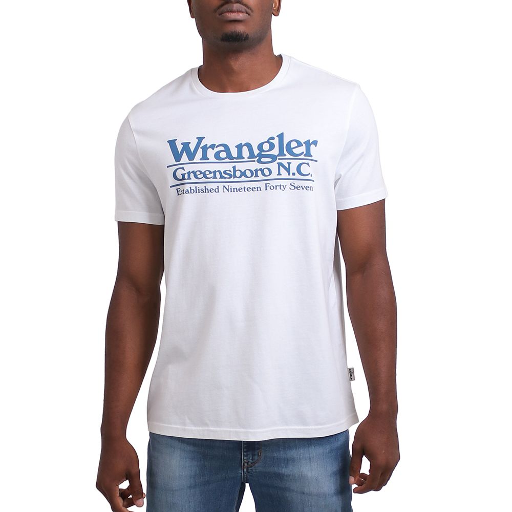 Wrangler-Greensboro N.C.T-White | Buy Online in South Africa | takealot.com