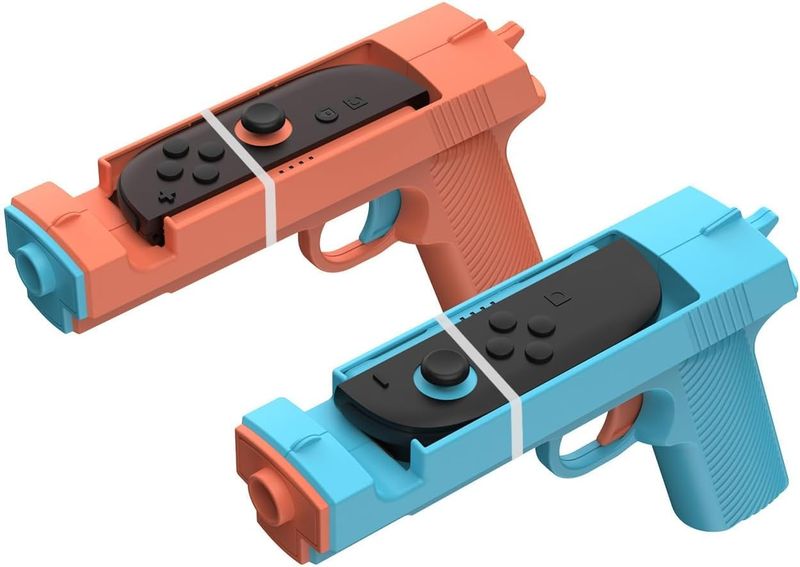 1pair Controller Compatible with Switch 2, Hand Grips Shooting Games Motion Controller