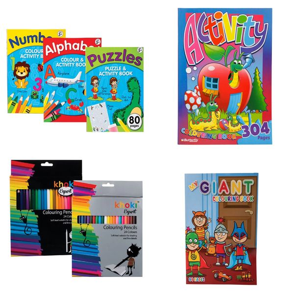 Book Activity 304P, Pencil Crayons image