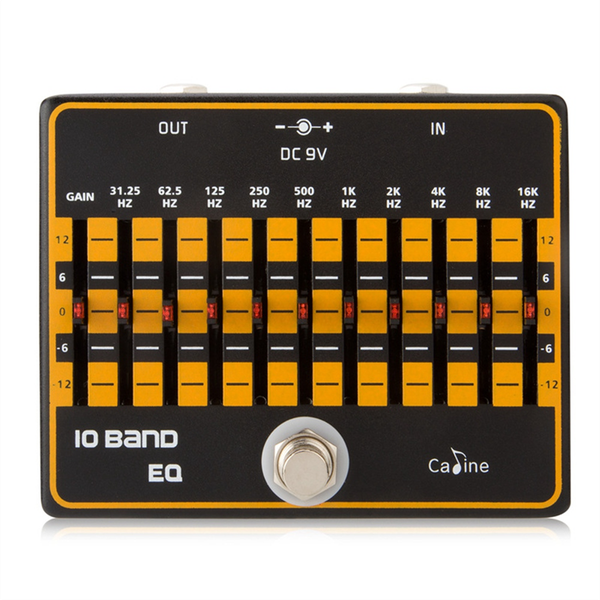 Caline Cp-24 10 Band Eq Equalizer Guitar Effect Pedal