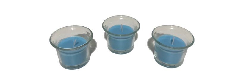 3 Piece Fragrance Candles - Blue