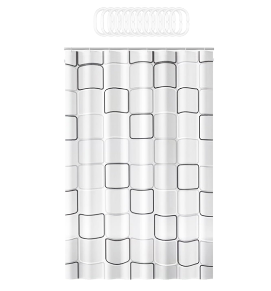 Shower Curtain, Waterproof Shower Curtains, For Family 200x200