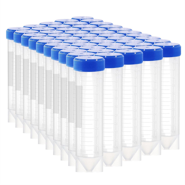 50Ml Plastic Centrifuge Tubes with Screw Cap Conical Tubes with Cap
