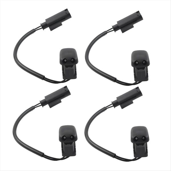 4 Pcs Front Windshield Washer Nozzle with Heated Compatible with Land Rover