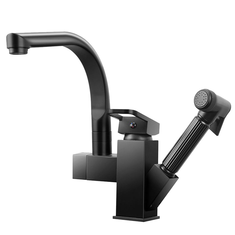 Kitchen 360 Degree Rotation Hot and Cold Pull Out Mixer Tap