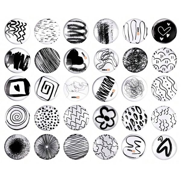 MIkaco 30-Piece Fridge Magnets Set