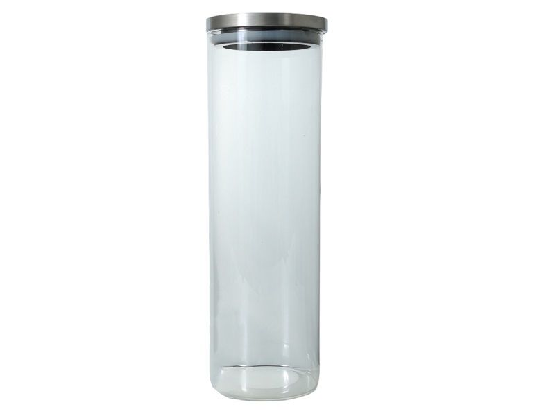 Glass Storage Container Metal Lid 1.84Lt