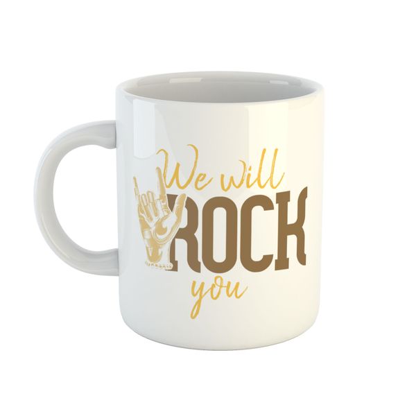 Music Mug - We Will Rock You