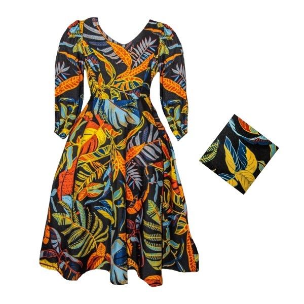 Dashiki Print Dress With Headgear Set | Shop Today. Get it Tomorrow ...