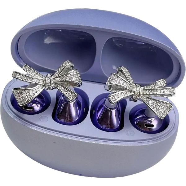 Bowknot Earrings Star Ring Bluetooth Headset Smart Translation Headset