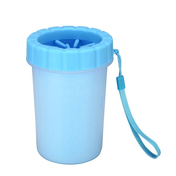 Pet Paw Cleaner Cup,Portable Dog Paw Washer for Most Dogs &amp; Cats (Blue)