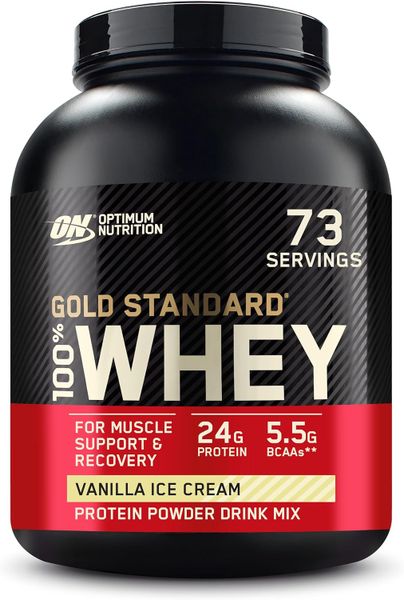 Optimum Nutrition Gold Standard 100% Whey 2.28kg - Vanilla Ice Cream
