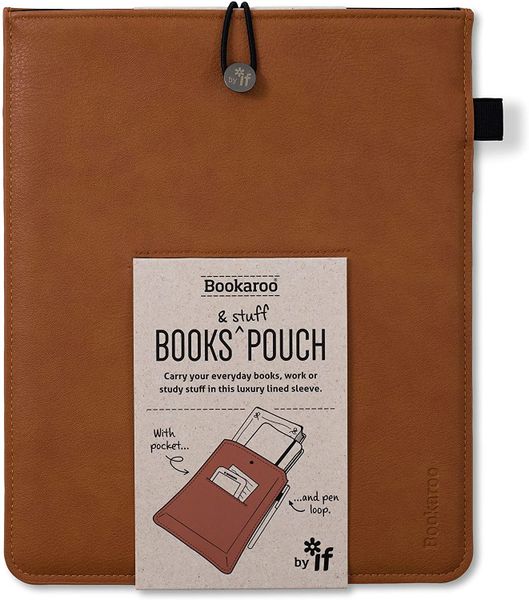 Bookaroo Books &amp; Stuff Pouch Brown