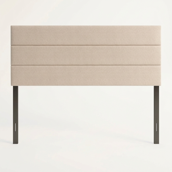 HFA Nigel Headboard - Stone - Stain Resistant Fabric