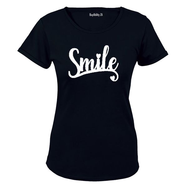 Smile! - Ladies - T-Shirt - White