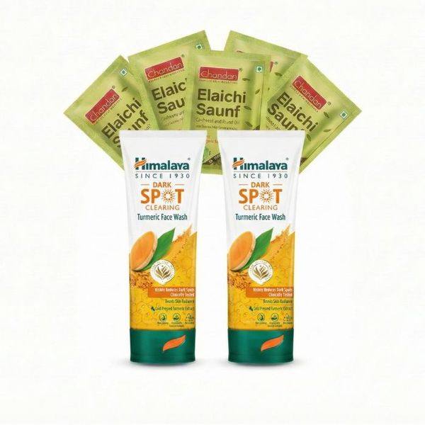 Dark Spot Clearing Turmeric Face Wash 100ml - Double Supply Pack