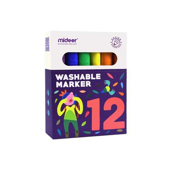 Mideer Washable Markers 12 Markers