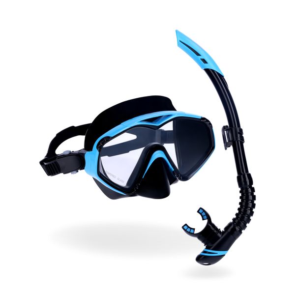 Aqualine Pro Dive Silicone Combo Set - Blue