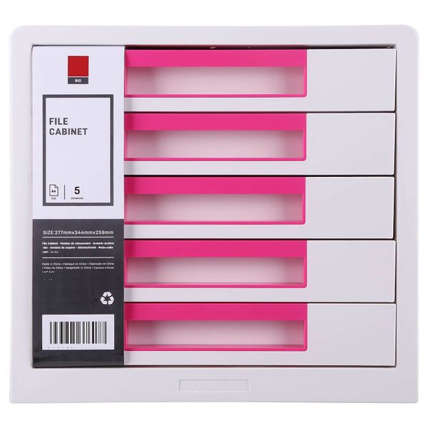 ABS Five-Drawers File/Documents Organizer Cabinet A4