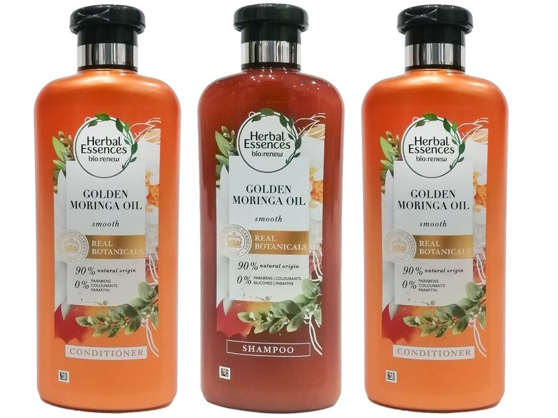Herbal Essences - Golden Moringa Oil - Shampoo and Conditioner (3 Pack)