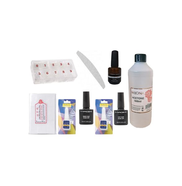 UV Gel Polish Top Up Kit 9 Piece
