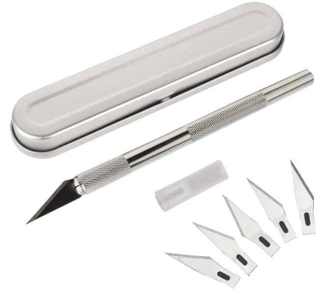 Light Duty Precision Craft Knife Set In A Case