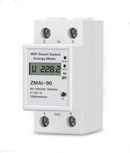 Smart WiFi Geyser timer-Built in Watt meter-Smart Life/Tuya app