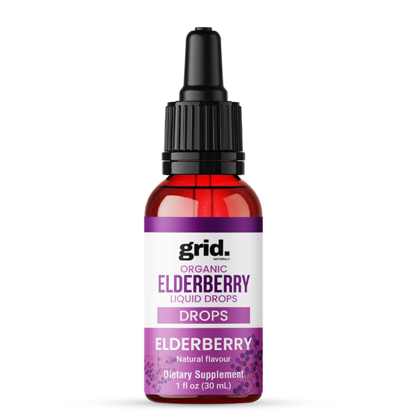 Organic Elderberry Liquid Drops