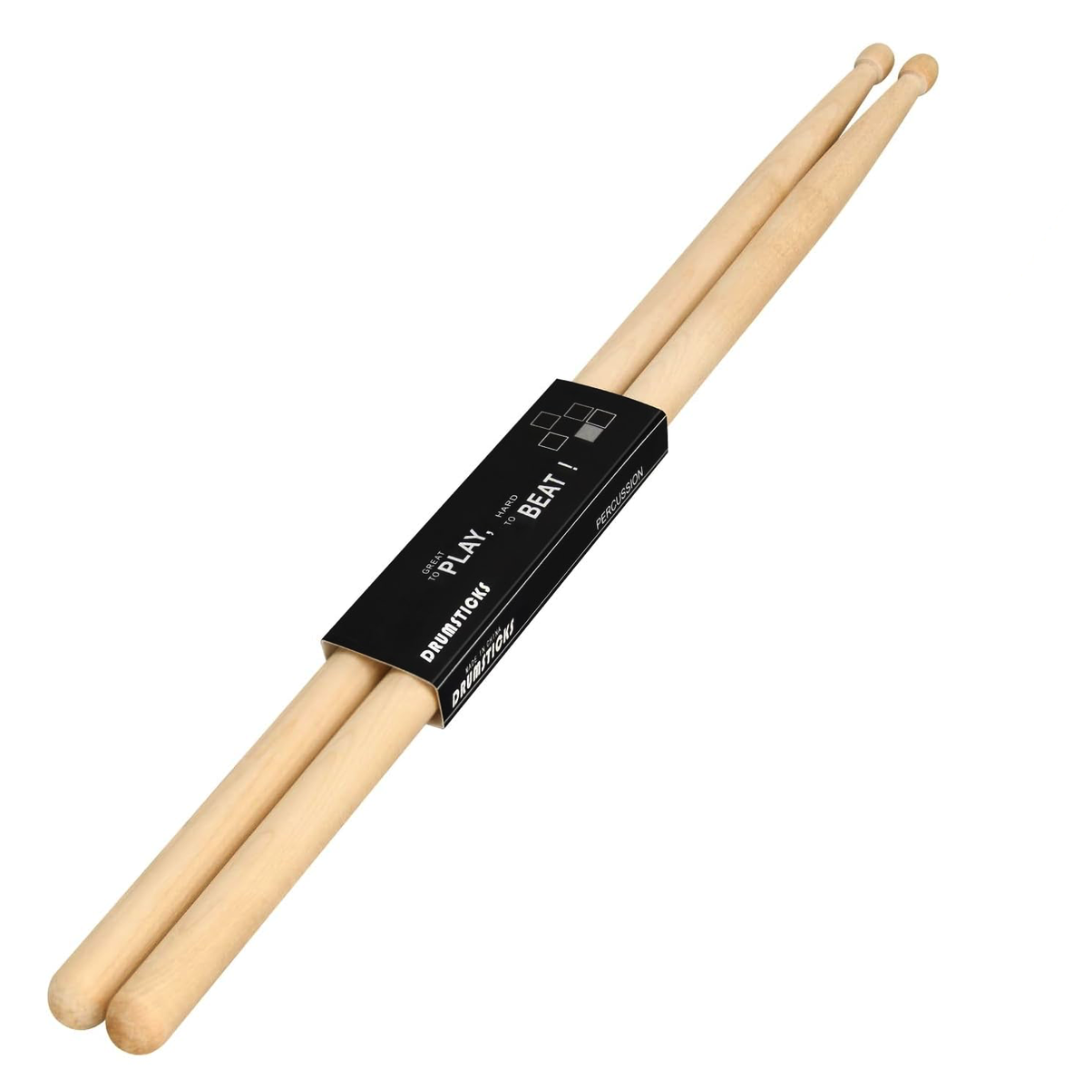 Play Beat Premium Wooden-Tip Drum sticks -7A