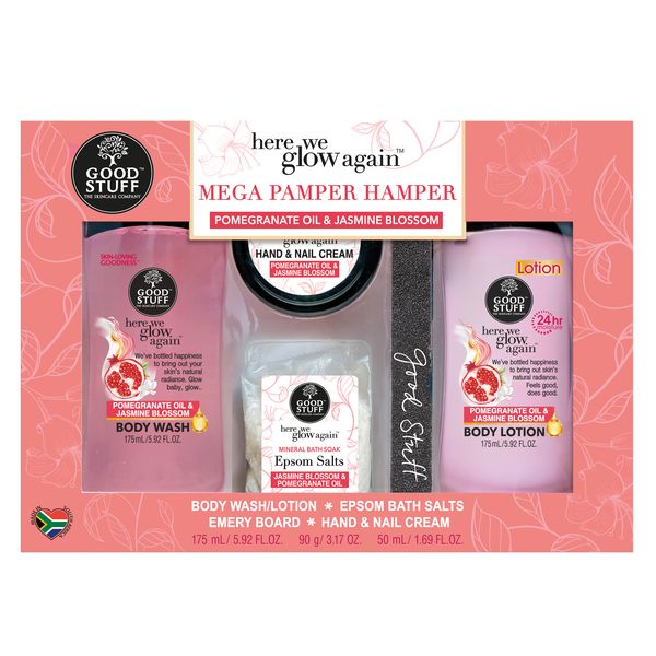 Good Stuff Here We Glow Again Mega Pamper Hamper Gift Set 5pc