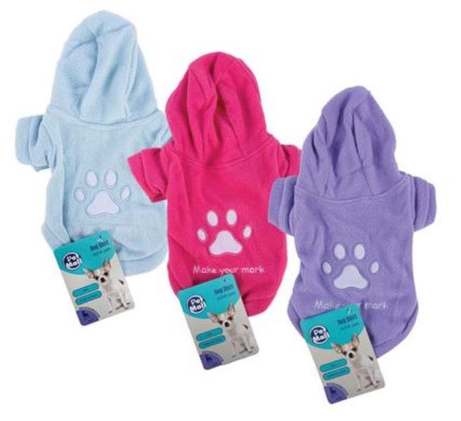 Pet Mall- Dog Shirt - Pack Of 3 - Winter Paw Design- Small