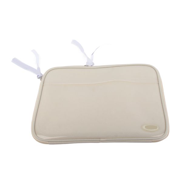 Laptop Sleeve Bag PVC Cute Waterproof Laptop Protective Bag White 11in