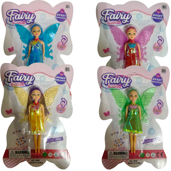 Beautiful Fairy Dolls - 4 Pack