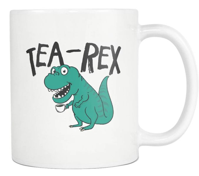Tea-Rex Birthday Christmas Dinosaur Gift 11Oz Premium Coffee Mug