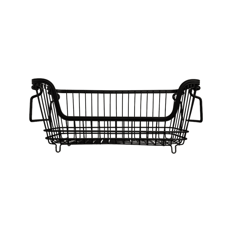 TRENDZ Stackable Iron Storage Basket Shop Today. Get it Tomorrow!