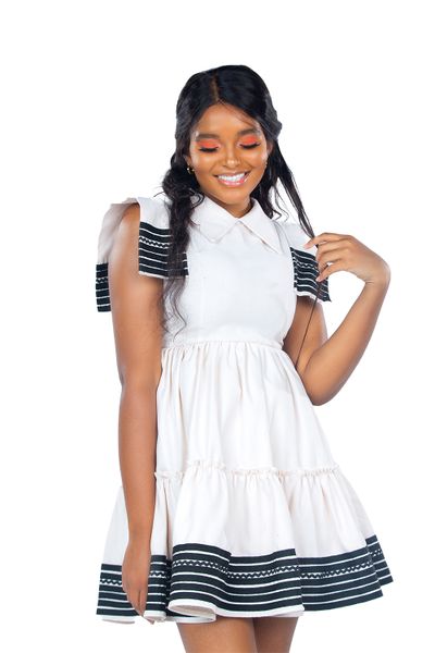 Selphies African Print Xhosa Mini Dress