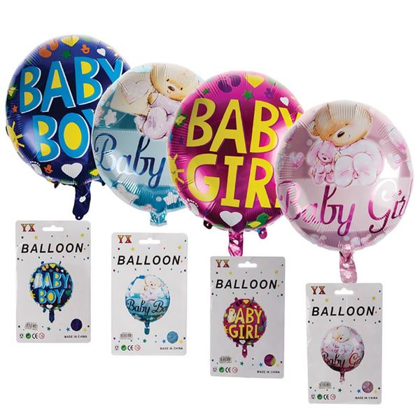 Bulk Pack x 8 Balloons Helium Foil Baby