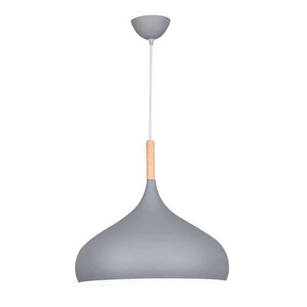 WHL&amp;E 6009/320 Aluminium And White Dining Lamp