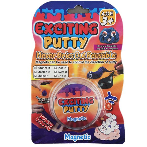Exciting Putty Magnetic - Reusable Thinking Putty for Kids - Age 3+