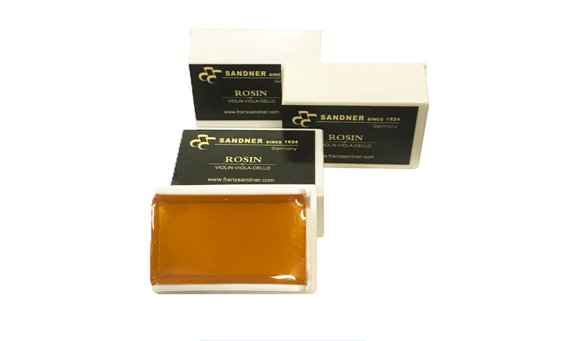 Sandner Violin Rosin 40g - For Violin, Viola and Cello Bows - 3 Pack