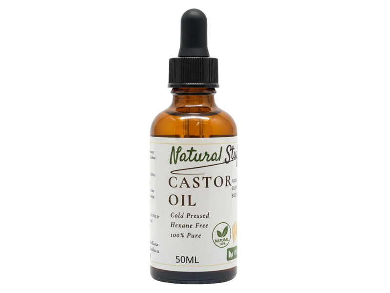 Natural Stuff Premium Castor Oil |100% Pure Cold Pressed Hexane Free