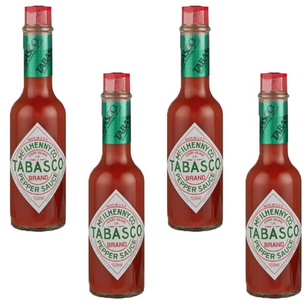Tabasco Original Pepper Sauce 4 x 150ml Shop Today. Get it Tomorrow