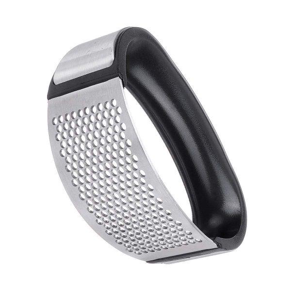 Stainless Steel Ring Shape Garlic Press Kitchen Tool - Quick and Mess Free