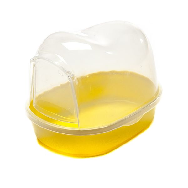 Carno Hamster Bathroom with Door (Yellow)