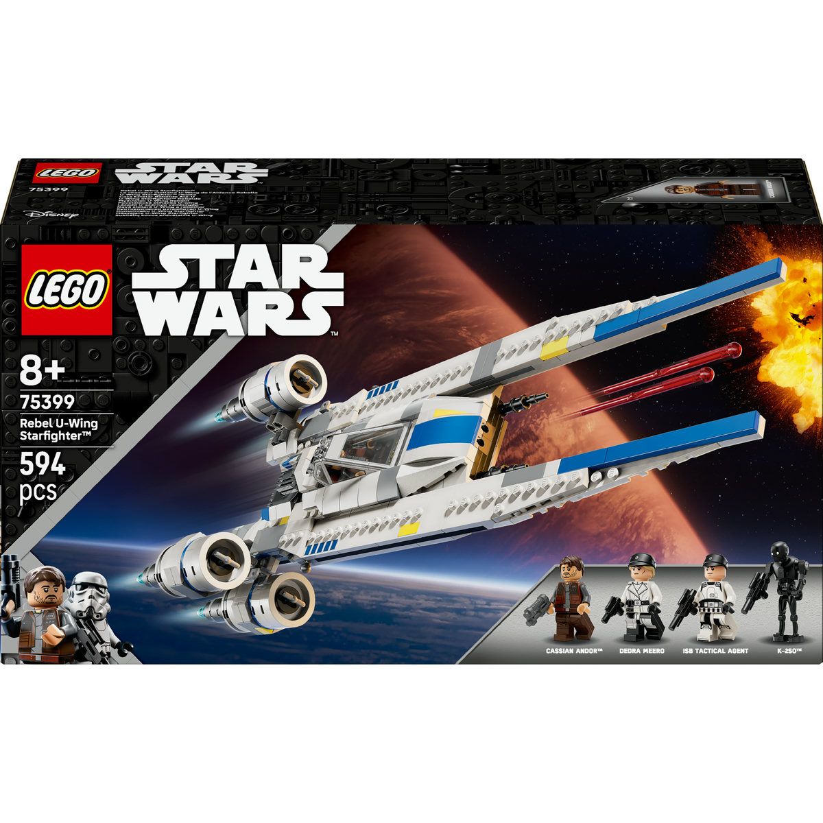 LEGO® Star Wars: Andor™ Rebel U-Wing Starfighter™ Buildable Vehicle ...