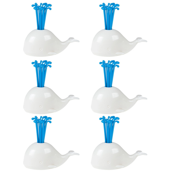 Cute Whale Fruit Fork Animal Whale Fruit Pick Kitchen Supplies