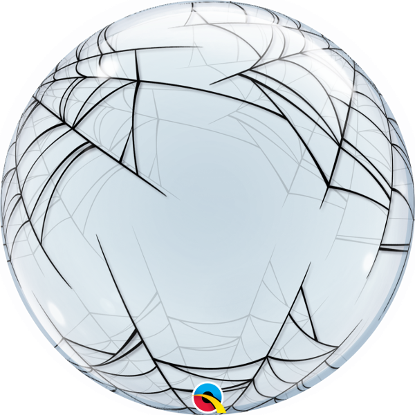 24 Inch Deco Bubble Spider's Web