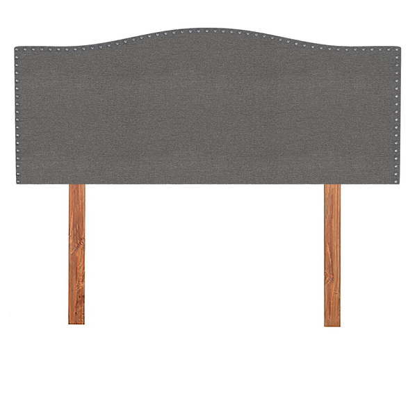 StrohBerry - Madison Linen Headboard - Rain